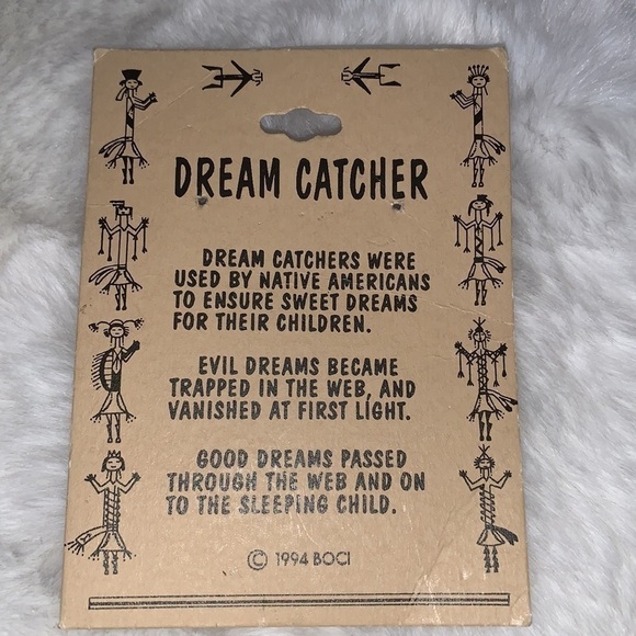 Dream Catcher Earrings, © 1994 Boci - Picture 4 of 6